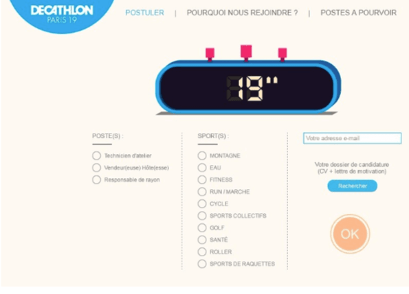 Recrutement Decathlon 2