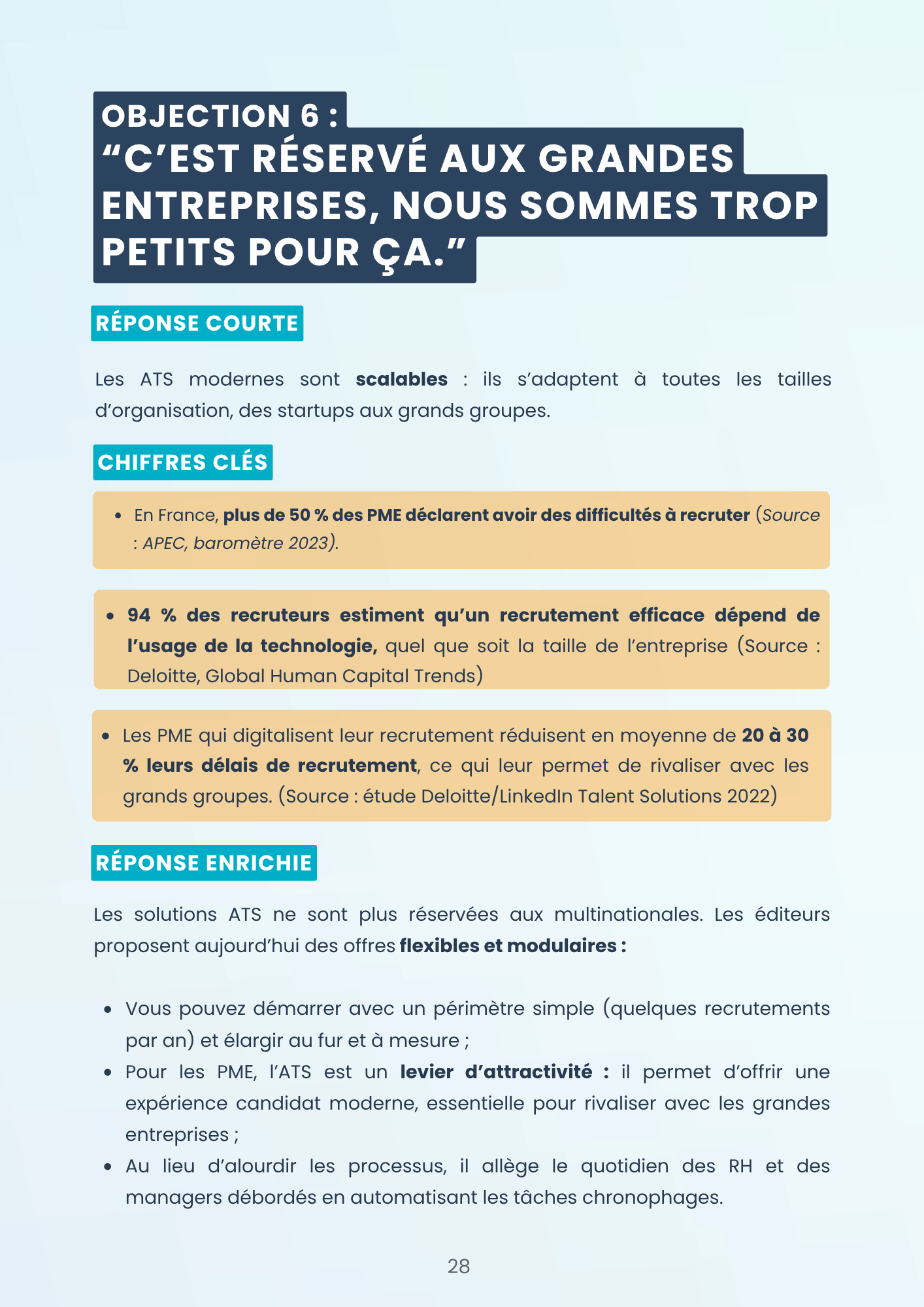 livre blanc convaincre hiérarchie investir ats extrait