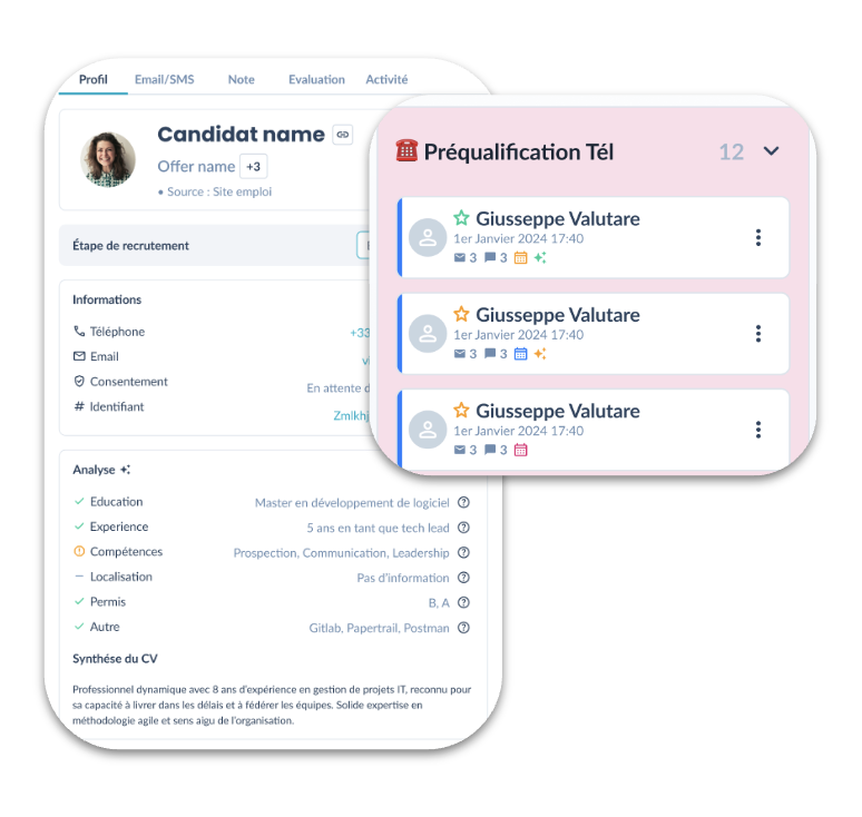 Tri de cv intelligent