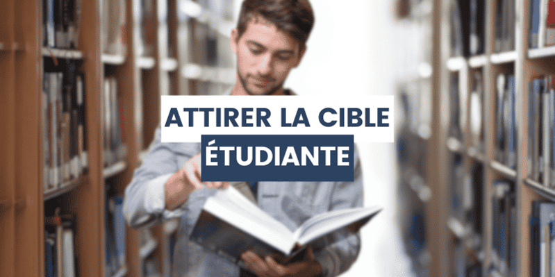 homme qui représente la cible étudiante