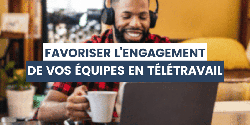 homme en télétravail