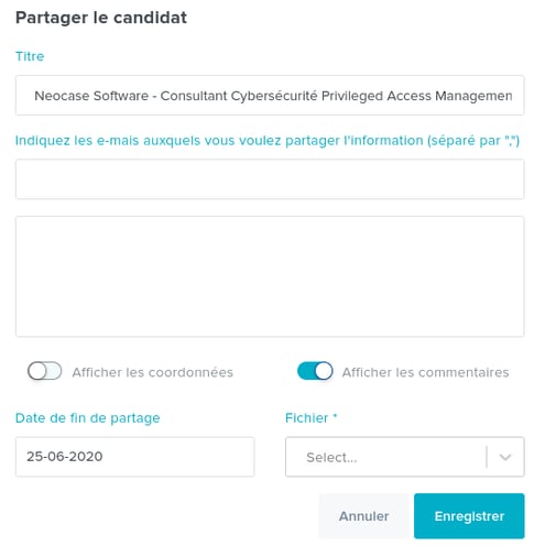 partage externe
