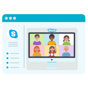 Skype-flatchr
