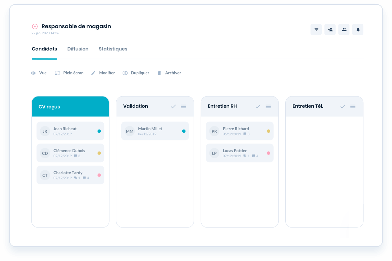 logiciel de recrutement automobile