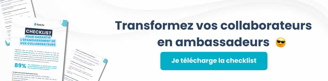 checklist pour transformer les collaborateurs en ambassadeurs