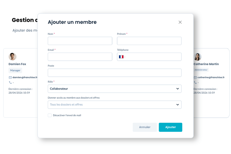 gestion des droits flatchr