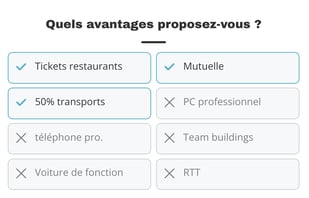 avantages d'une offre emploi