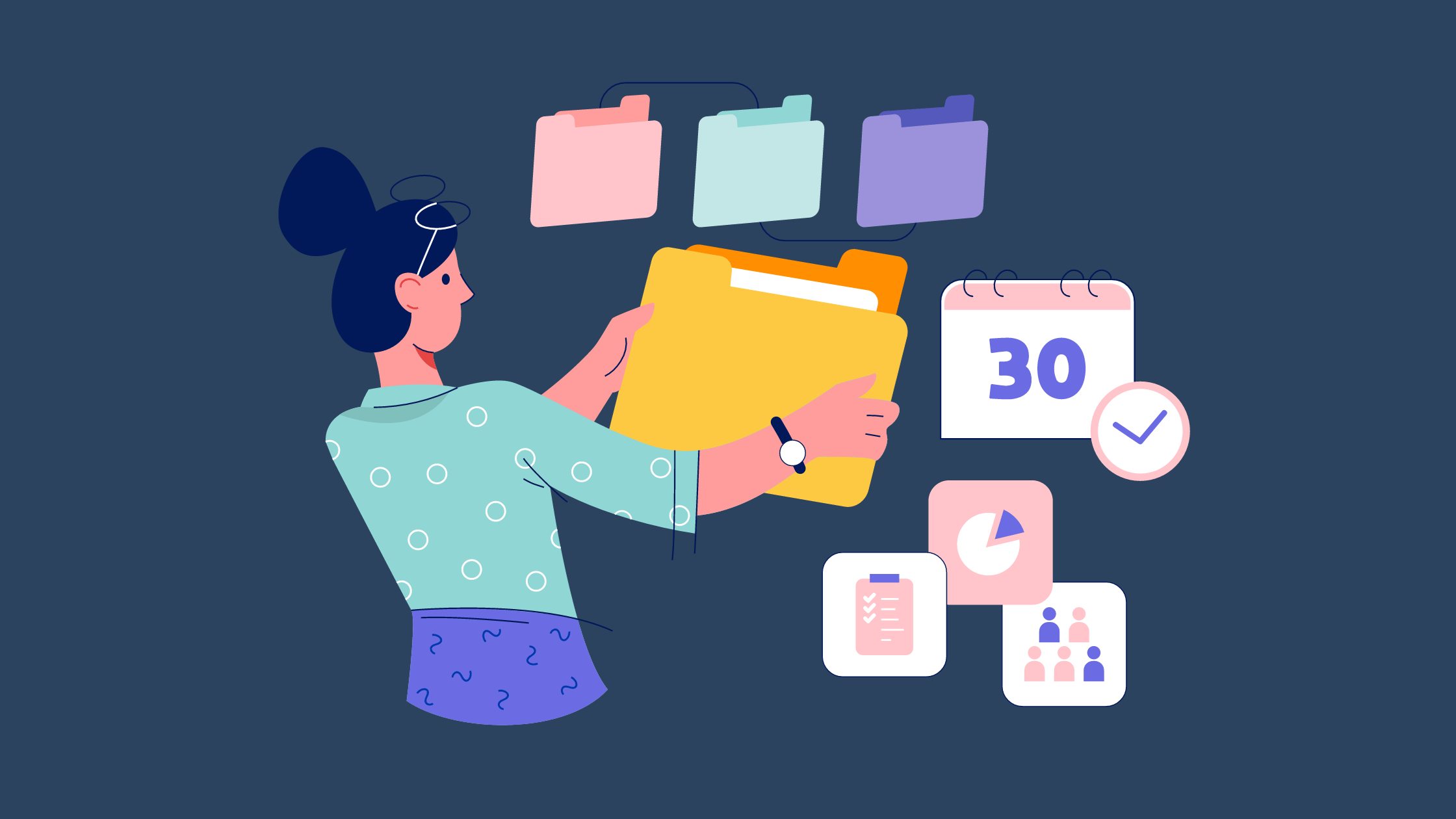 managers qui tient un dossier dans ses mains