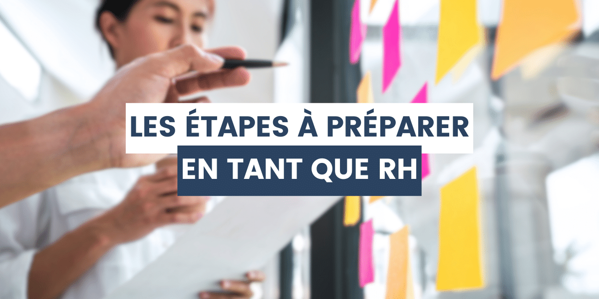RH qui prépare les étapes à suivre en cas de crise