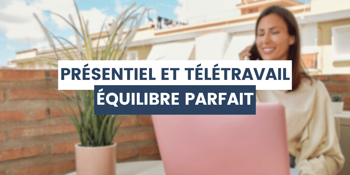 collaboratrice en télétravail