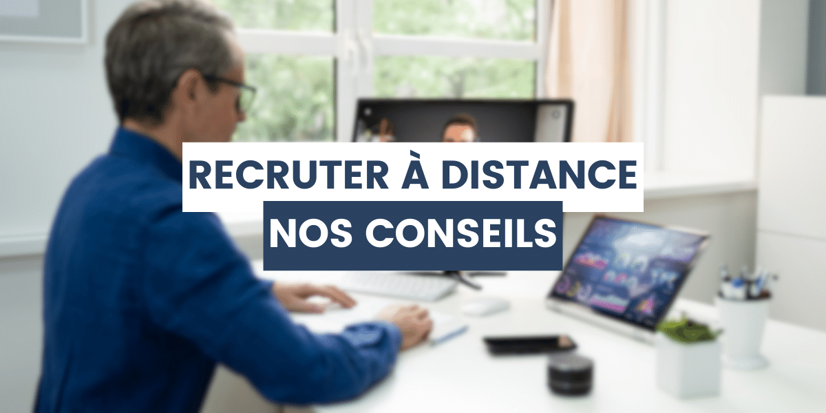 RH qui recrute à distance sur son ordinateur