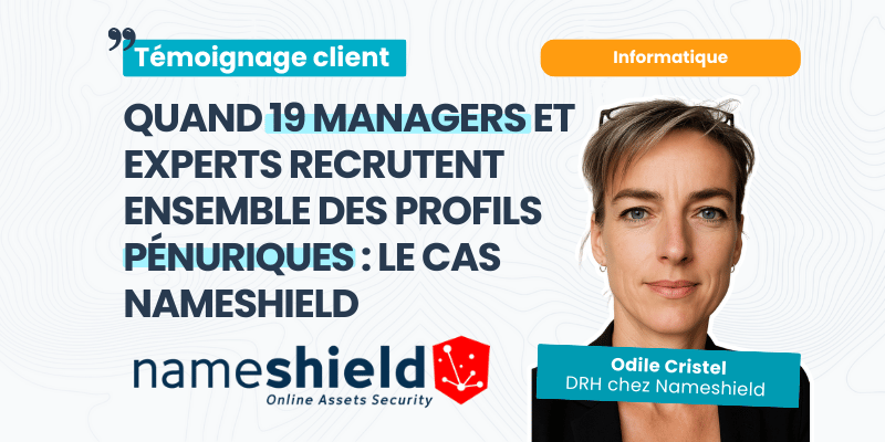 témoignage client flatchr nameshield recrutement