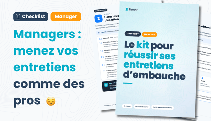 checklist manager mener des entretiens d'embauche