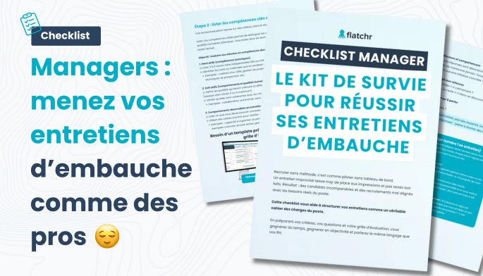 checklist manager mener des entretiens d'embauche